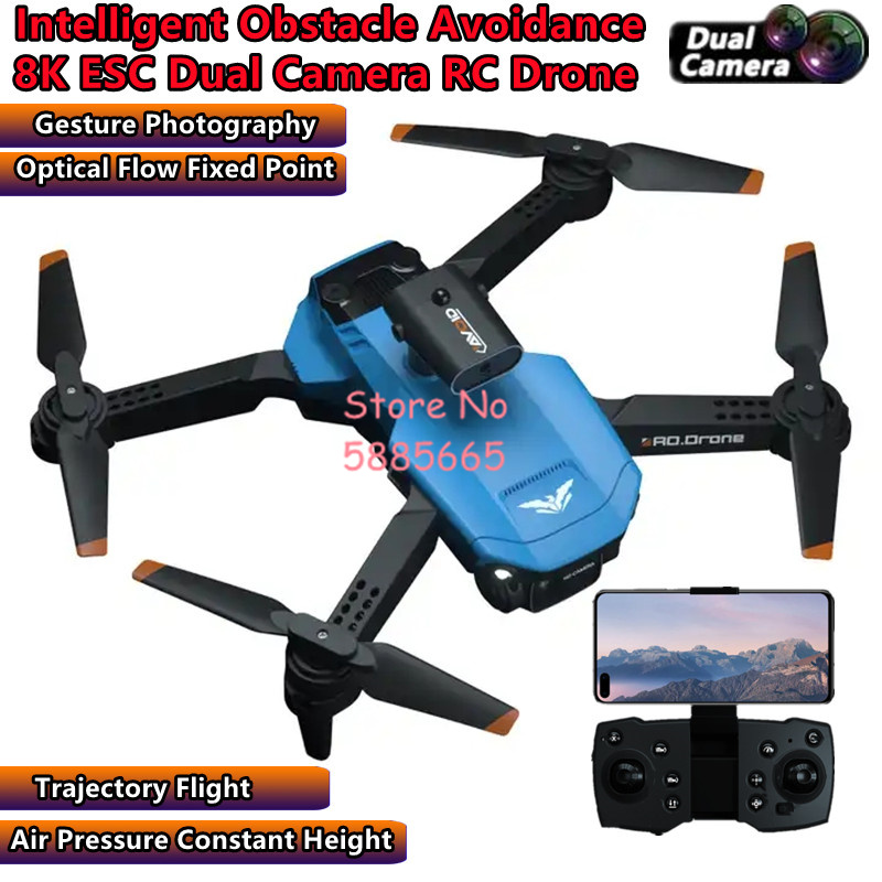 Drone Smart Rc Foldable - Drone de Controle Remoto com Câmera