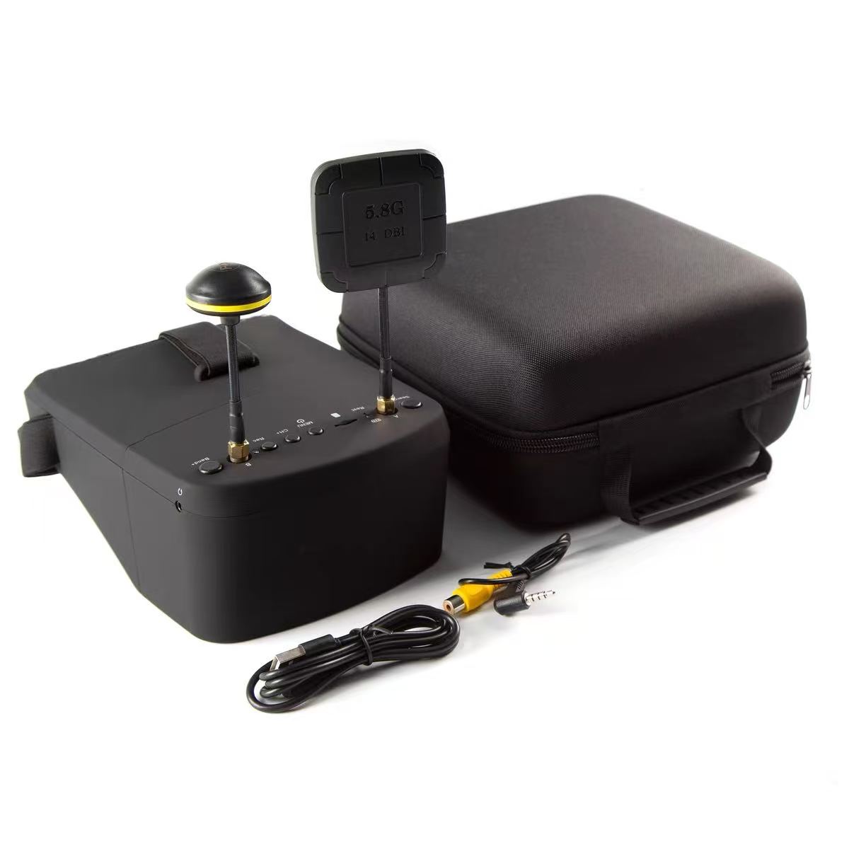 Fpv Goggles Headset - Óculos FPV EV800D com Tela Destacável