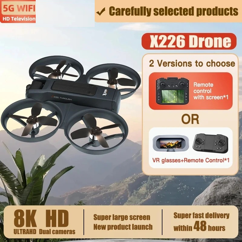 Drone Rc X226 - Drone Original X226/VR RC 8K Profissional