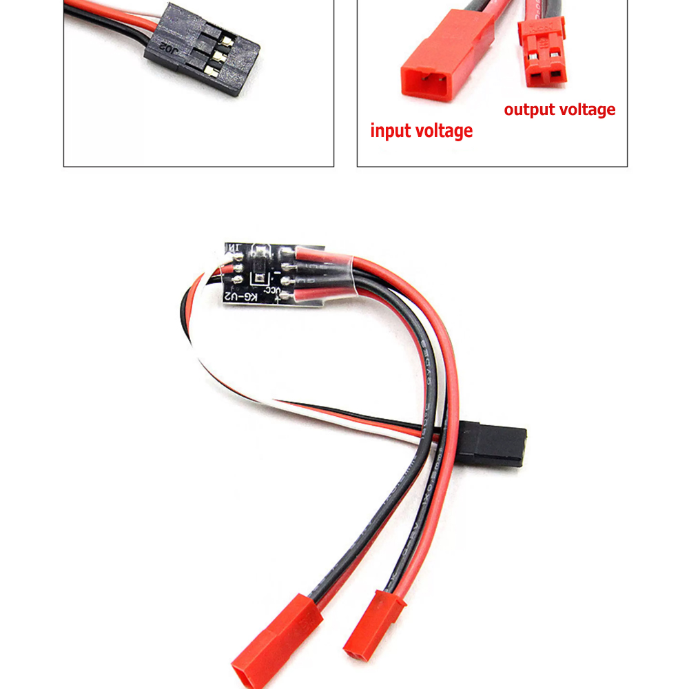 Drone Switch Rc - 2-20A Interruptor Eletrônico de Controle Remoto