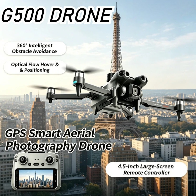 Drone Smart Rc Foldable - Drone GPS Inteligente Original G500 com