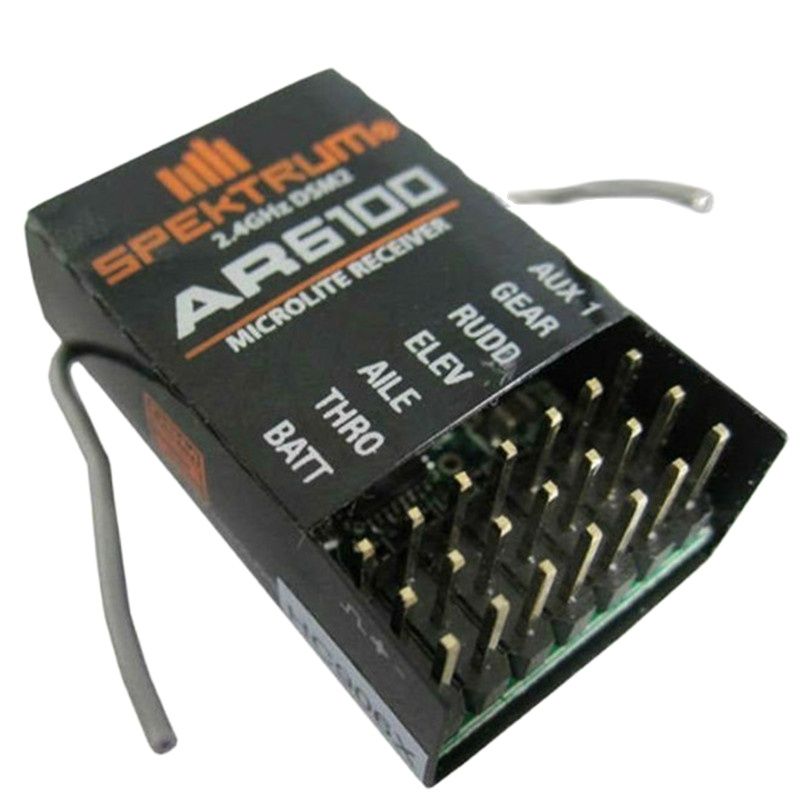 Analog Fpv Transmitter - AR6100 DSM2 6CH 2.4GHz Receptor para