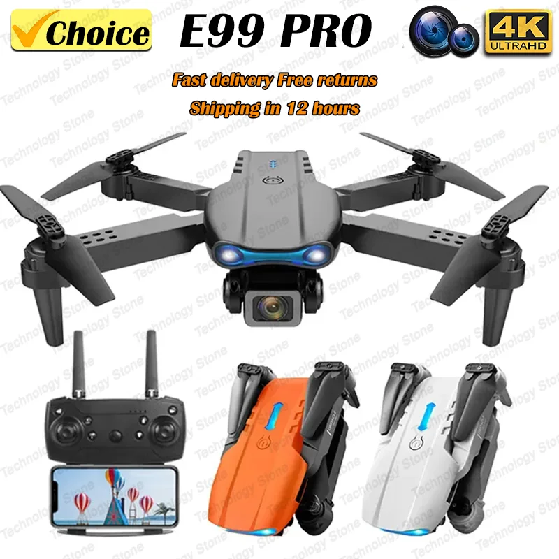 Drone Rc E99 - Drone Mini Dobrável E99 K3 Pro