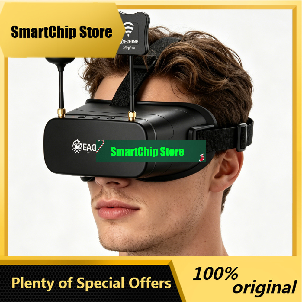 Fpv Goggles Headset - Óculos FPV SmCpEachine EV800DM Varifocal 5.8G