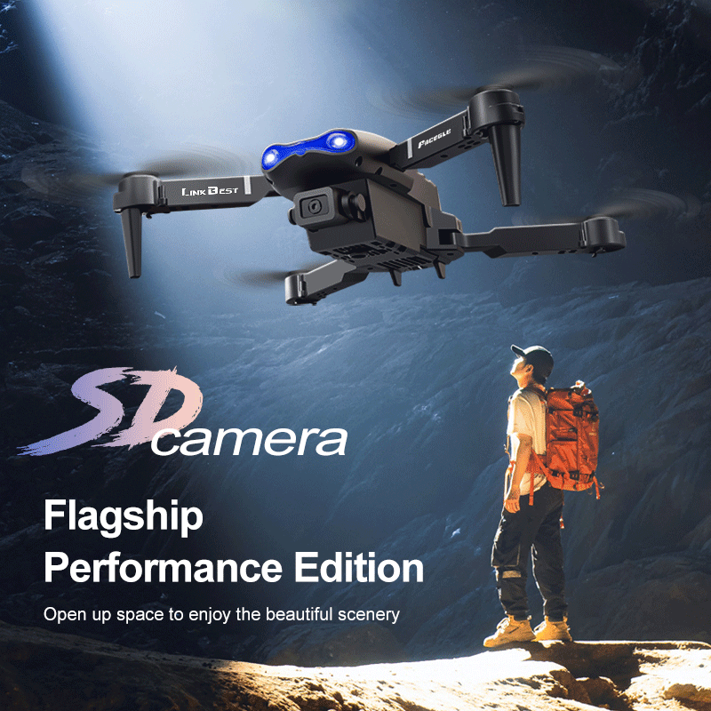 Drone RC Mini E99 Pro FACEGLE  - Drone Rc E99 avaliação e preço