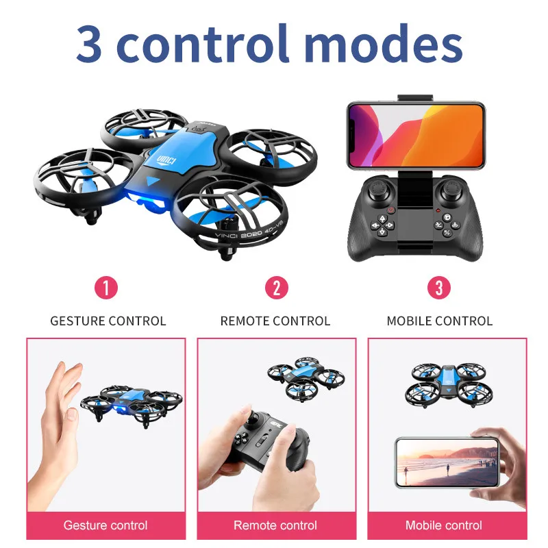 Novo Mini Drone V8 4K Profissi - Drone Rc Cable avaliação e preço