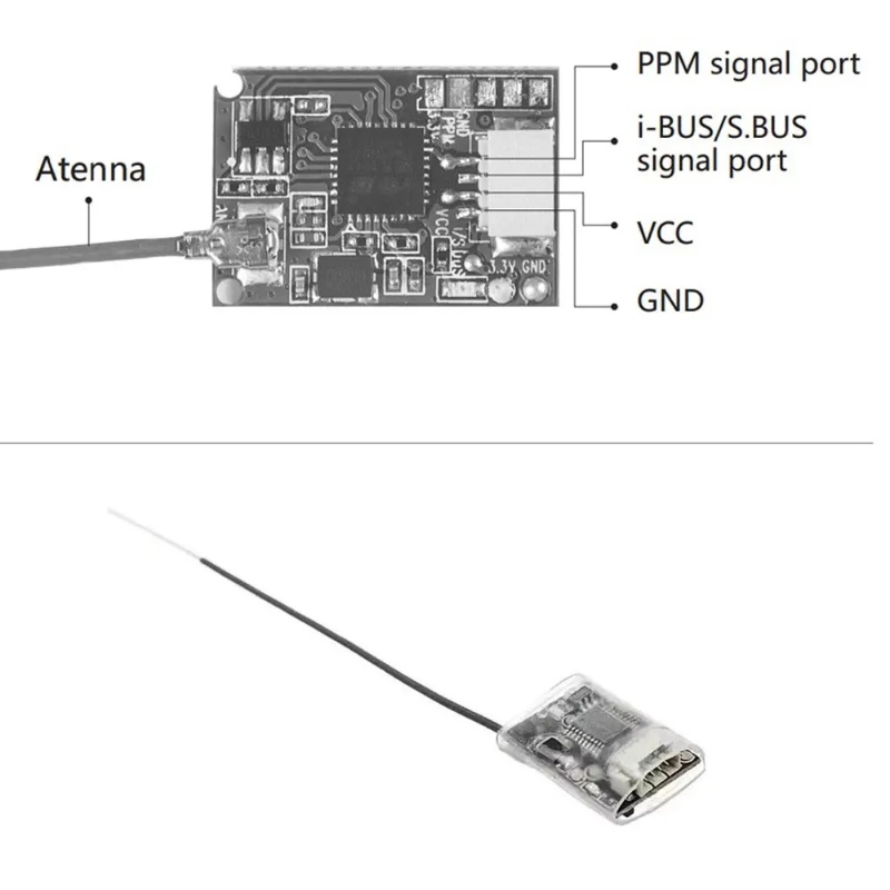 Receptor Mini Flysky FS-8A 8CH - Analog Fpv Transmitter avaliação e preço