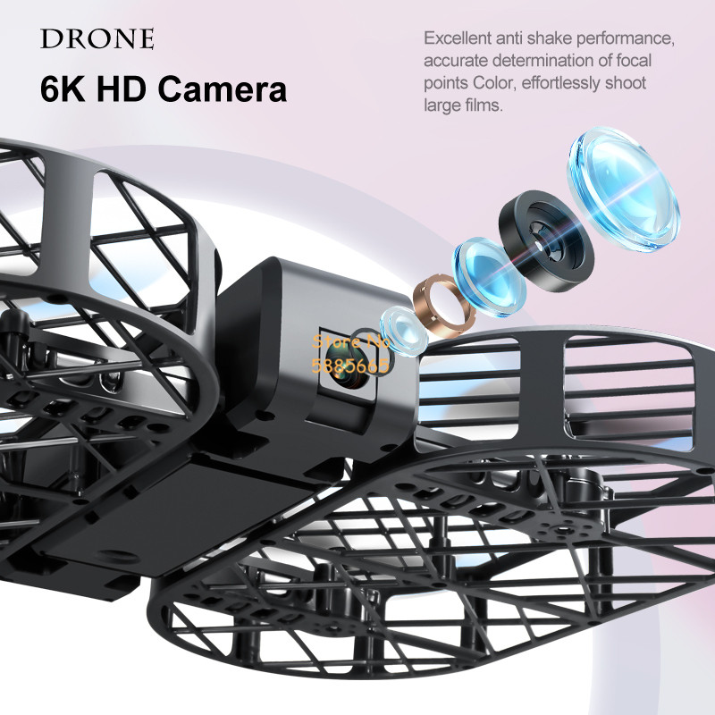Câmera HD 8K 360 °   Proteção  - Drone Rc Harness avaliação e preço