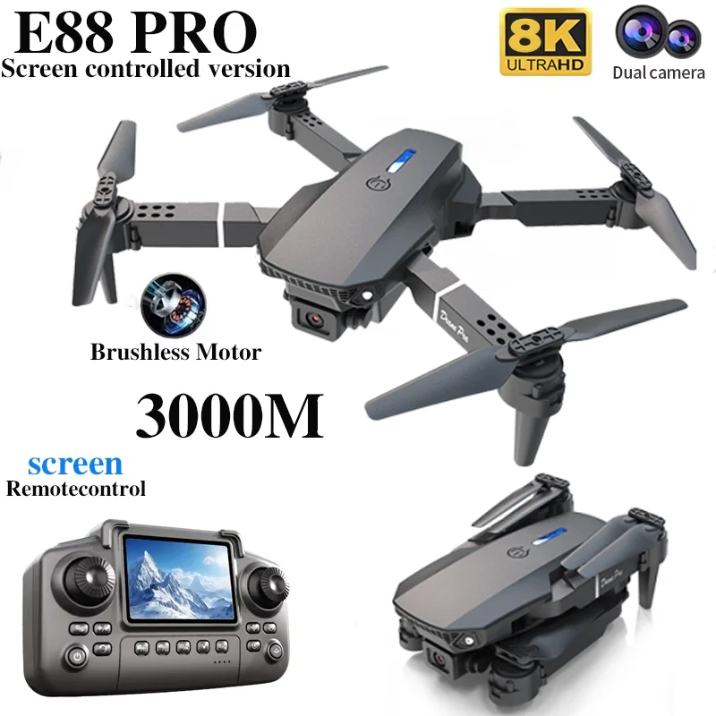 Drone Profissional E88 PRO com - Drone Rc Holder avaliação e preço
