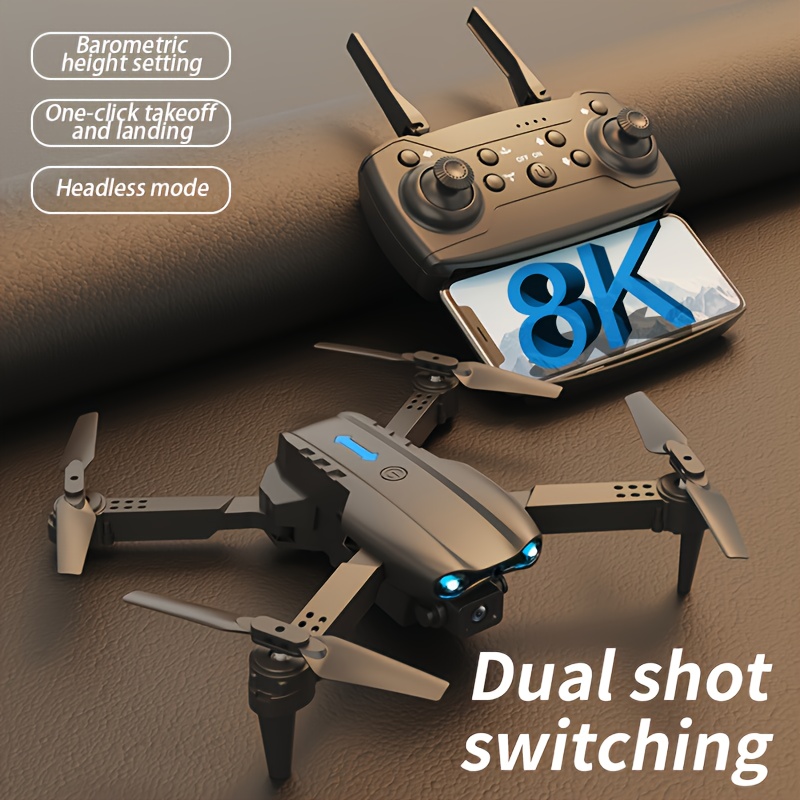 Drone RC dobrável E99 com câme - Drone Rc E99 avaliação e preço