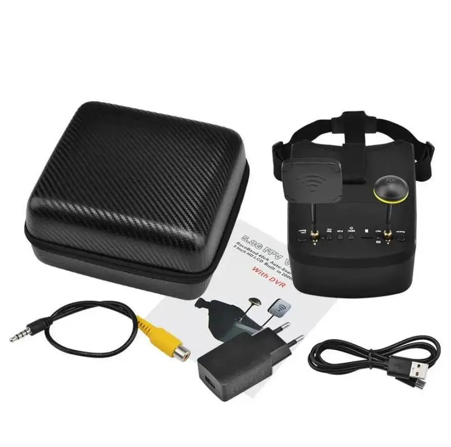 Óculos FPV EV800D SmCp5.8G 40C - Fpv Goggles Headset avaliação e preço