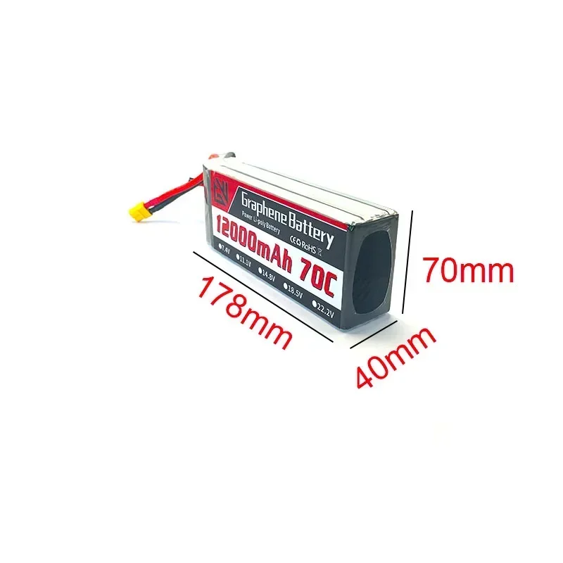 Bateria RC 14.8V 12000mAh 4S L - Drone Rc Game avaliação e preço