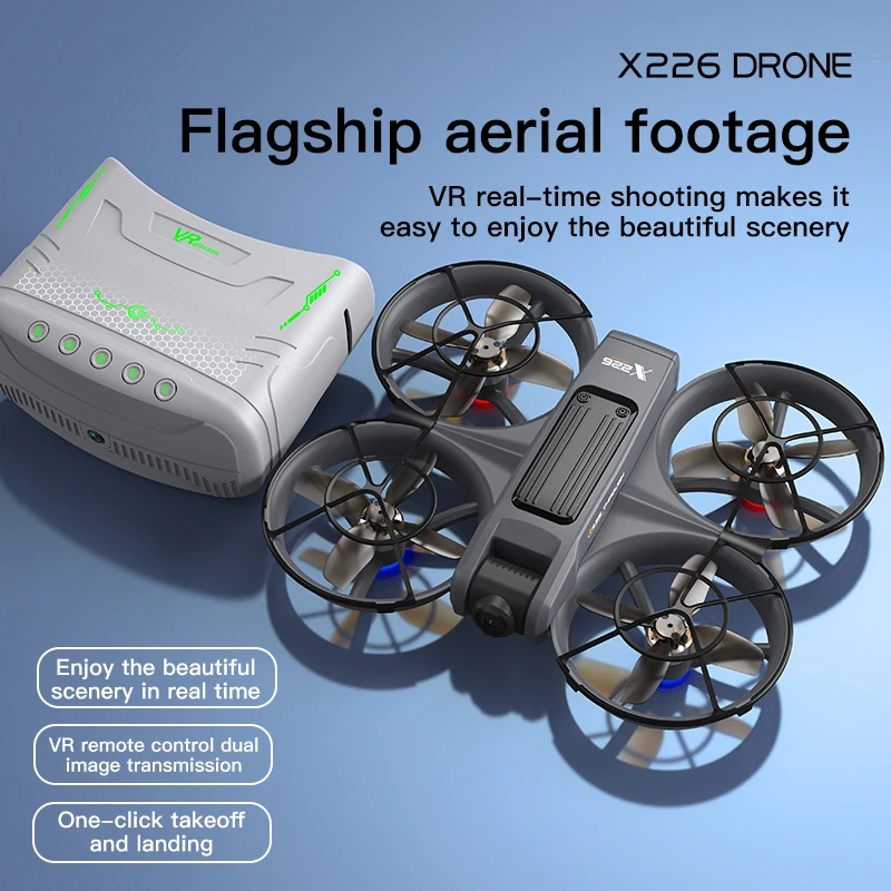 Drone RC dobrável X226 X226VR  - Drone Rc X226 avaliação e preço