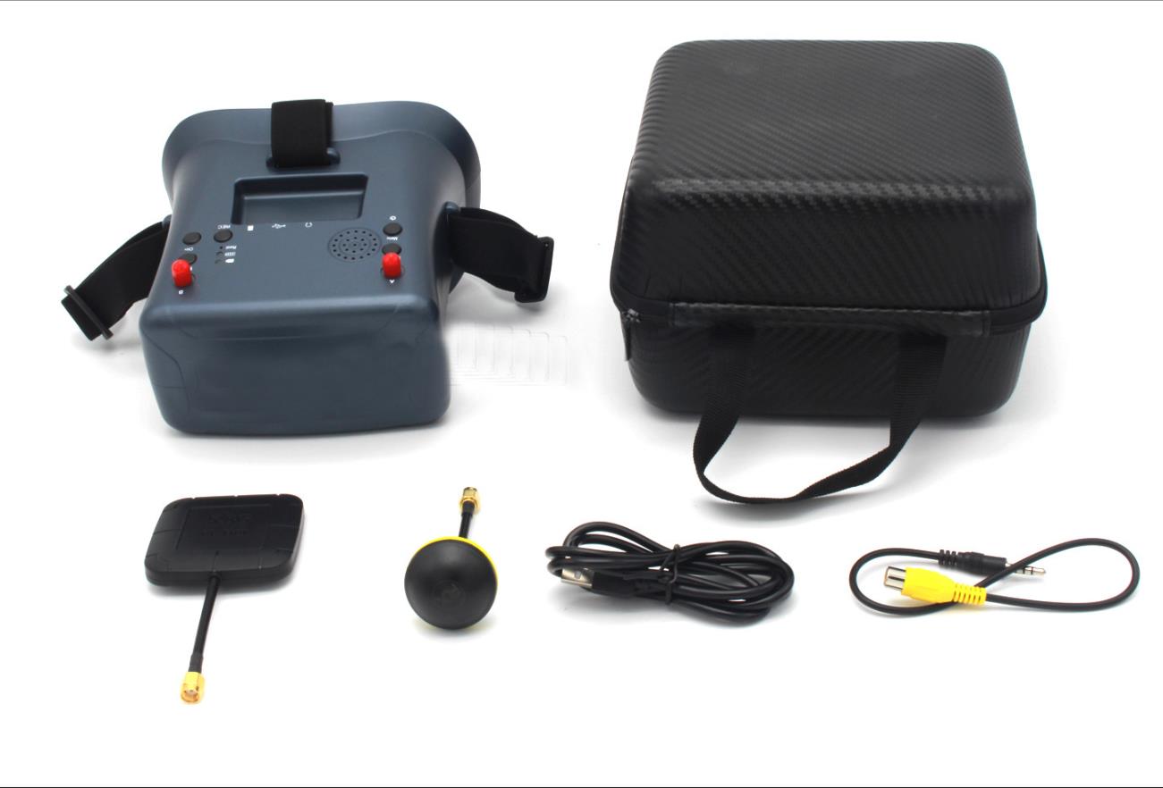 Óculos FPV EV800D 5.8G 40CH 5  - Fpv Goggles Headset avaliação e preço