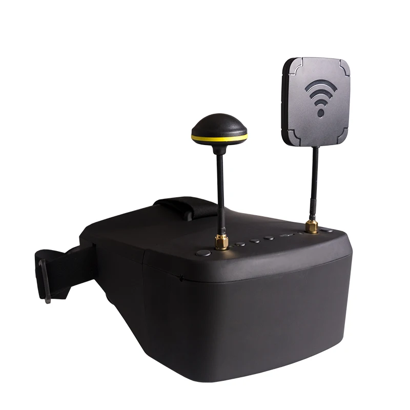 Óculos FPV SmCp5.8G 40CH de 5  - Fpv Goggles Headset avaliação e preço