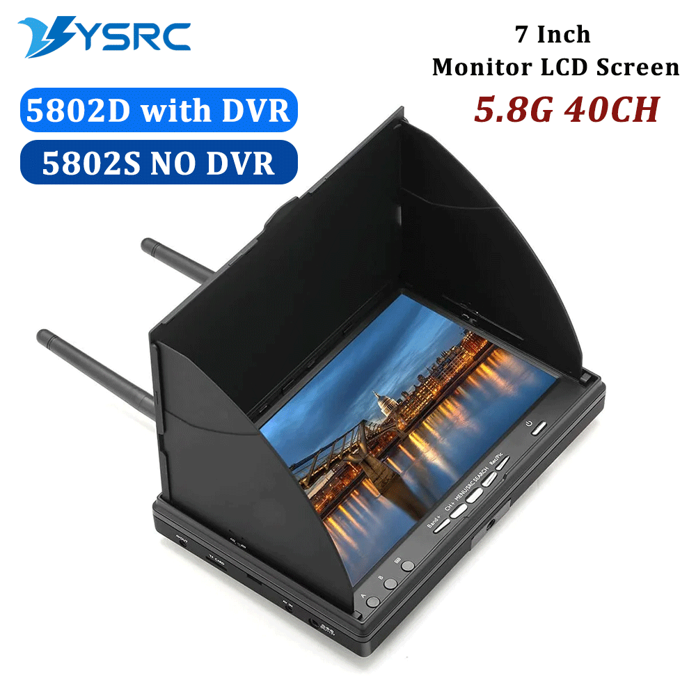 Monitor LCD de 7 Polegadas 5.8 - Drone Rc With Screen avaliação e preço