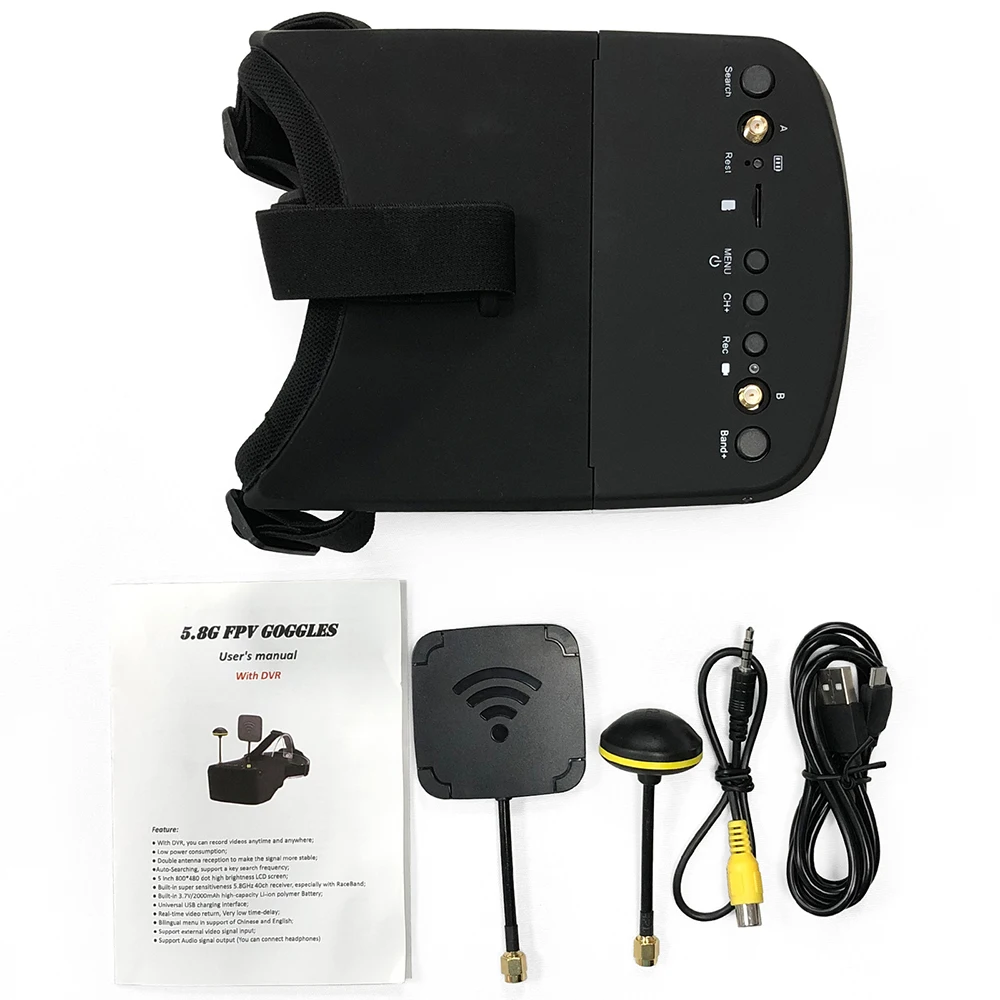 Óculos FPV UniFly 9IMOD LS-800 - Fpv Goggles Headset avaliação e preço