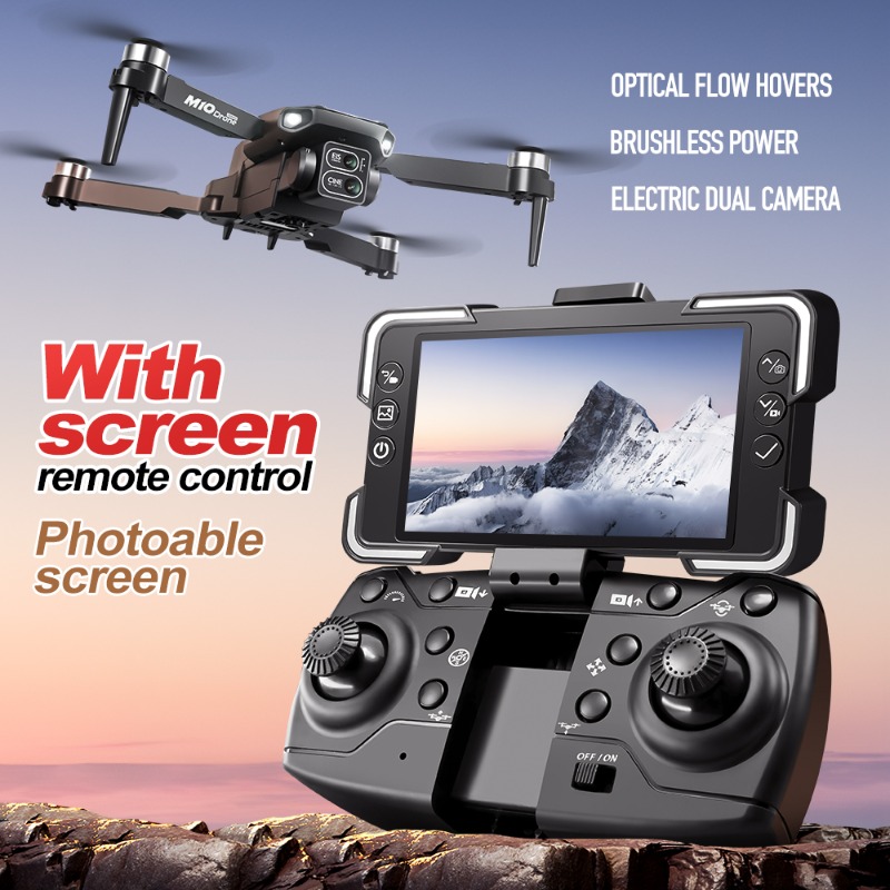Drone com Câmera M10, Controle - Drone Rc With Screen avaliação e preço