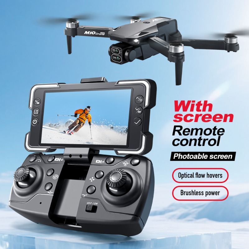 Drone com Câmera M10, Controle - Drone Rc With Screen avaliação e preço