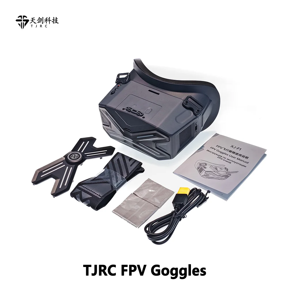 Óculos FPV UniFlyTJRC com LCD  - Fpv Goggles Headset avaliação e preço