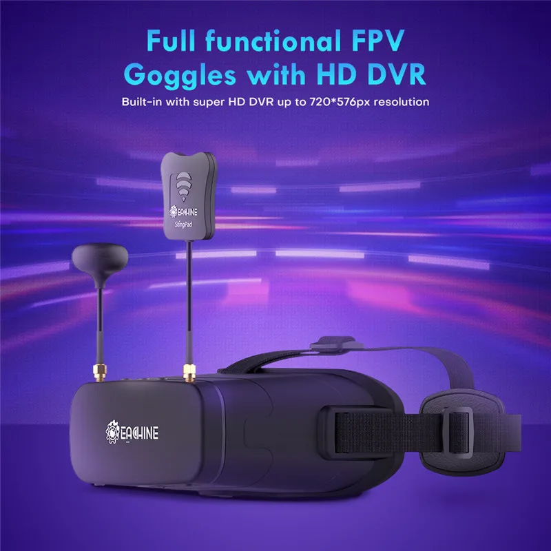 Óculos FPV SmCpEachine EV800DM - Fpv Goggles Headset avaliação e preço