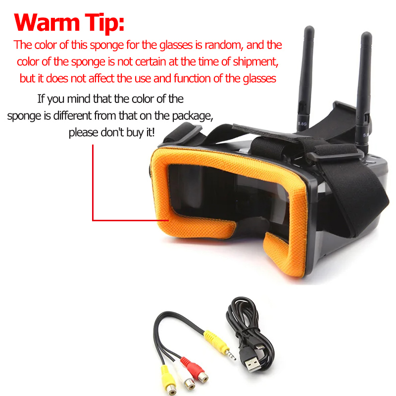 VR009 FPV Óculos de Vídeo 3 Po - Drone Rc With Screen avaliação e preço