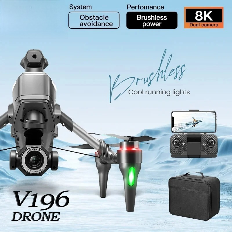 Drone Original V196 8K Profiss - Drone V196 Rc avaliação e preço